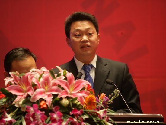 “第八届中国文化产业新年论坛”于2011年1月8日-9日在北京召开。上图为圆明园管理处主任陈名杰。"
